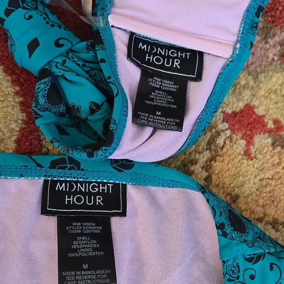 Whimsygoth Skull & Roses Ruffle Bikini - Picture 3 of 4